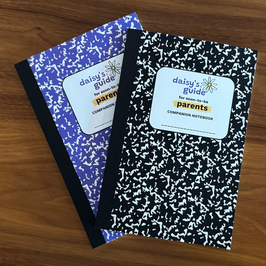 companion notebook for daisy's guide for soon-to-be parents