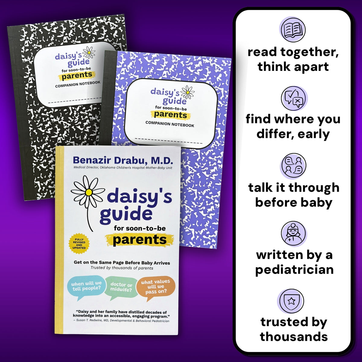 Soon-To-Be Parents Paperback + Notebooks